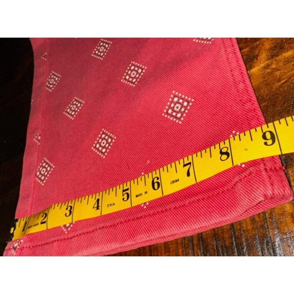 NWT Wrangler 10 / 30 x 30 Jeans High-Rise Bold Boot Cut Diamond Bay Red Bandana - Picture 12 of 13